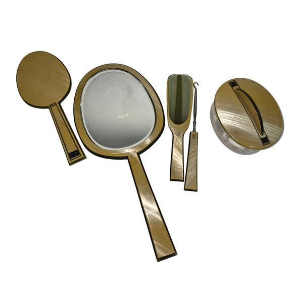 Antique Dupont Pyralin Vanity Set - Picture 1 of 5